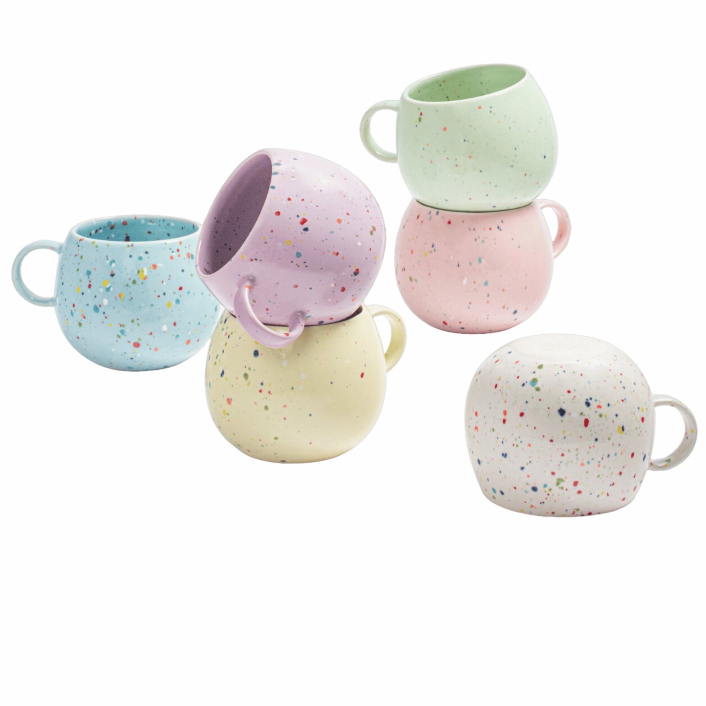 Primavera Keramik Tasse groß Lila