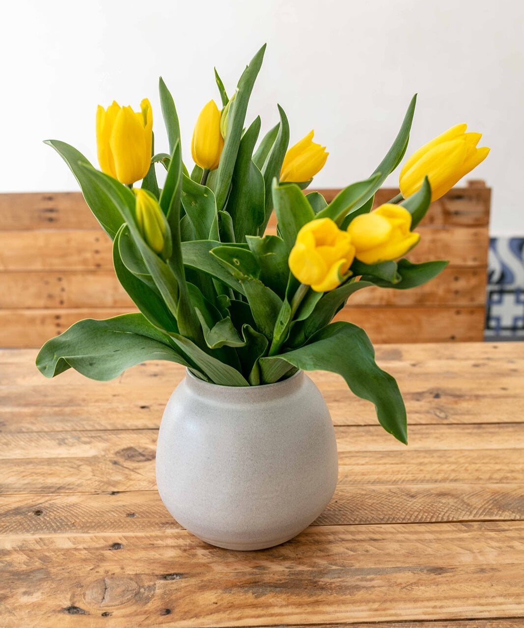 Magnolia Keramik Vase klein