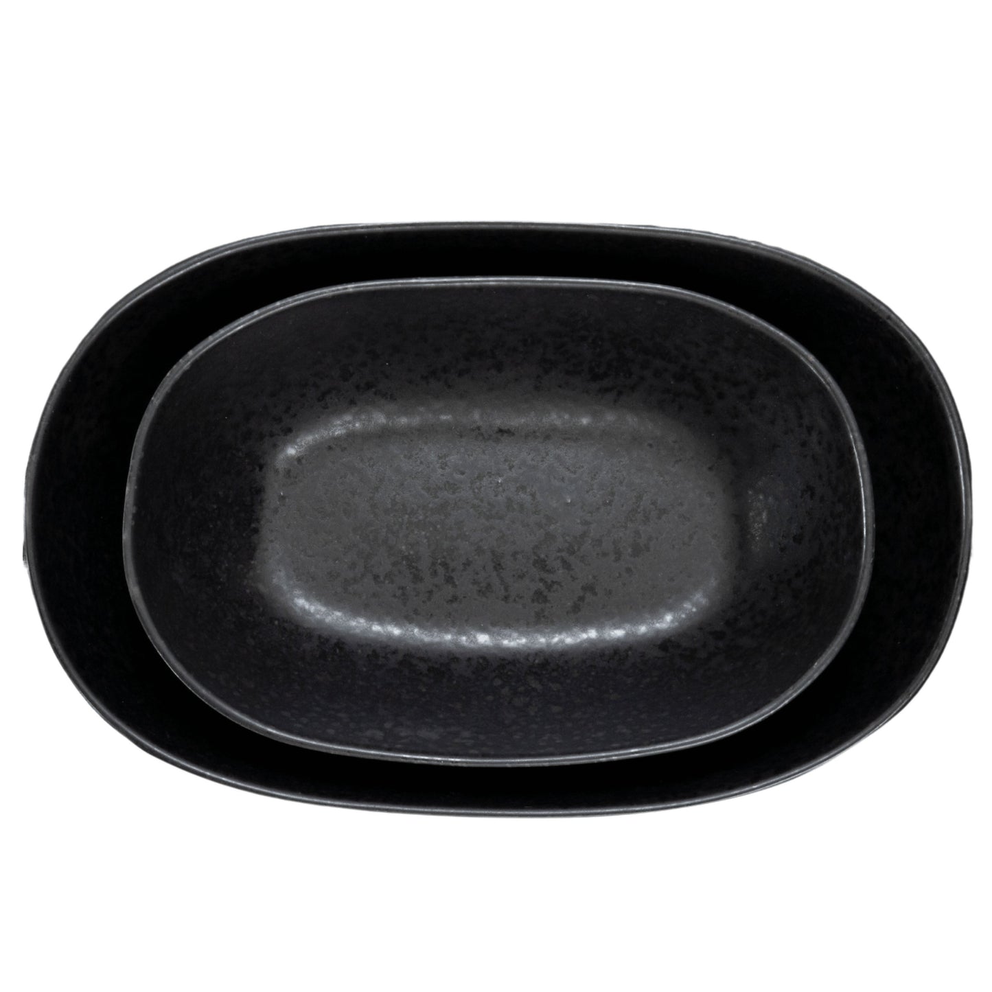 Black Stone Auflaufform Schwarz I 2 teiliges Set