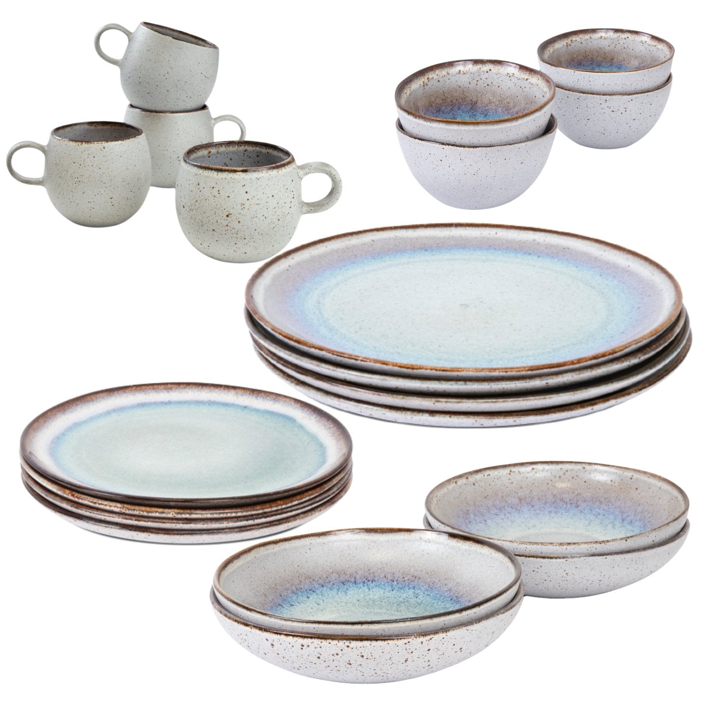 Sail Teller & Schalen & Tassen Set I 20 teiliges Set