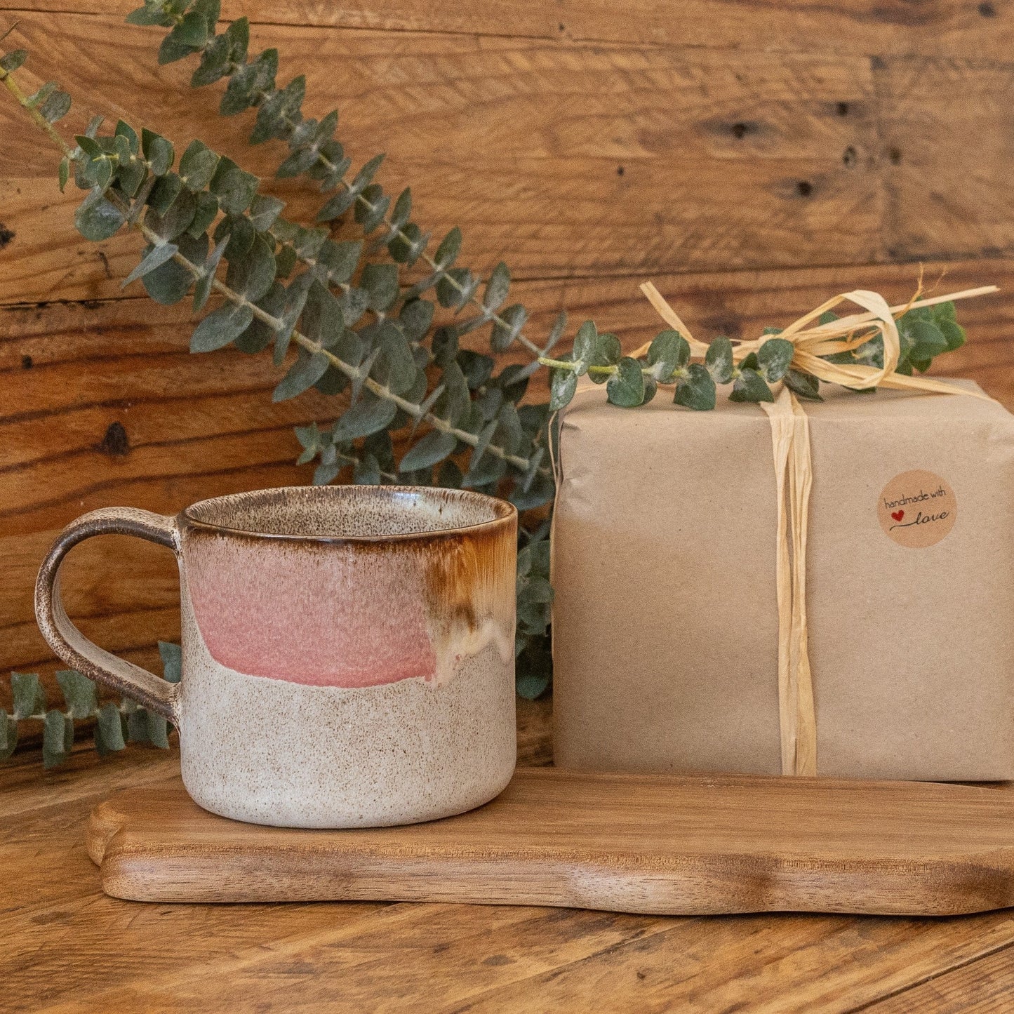 Faro Keramik Tasse groß Rose Creme