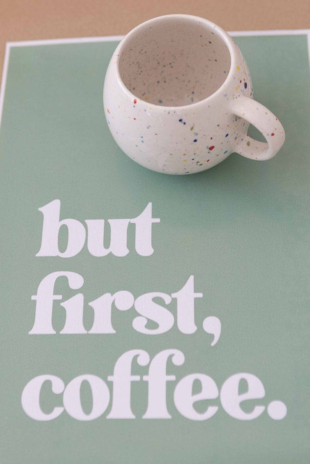 Primavera Keramik Tasse medium Weiß