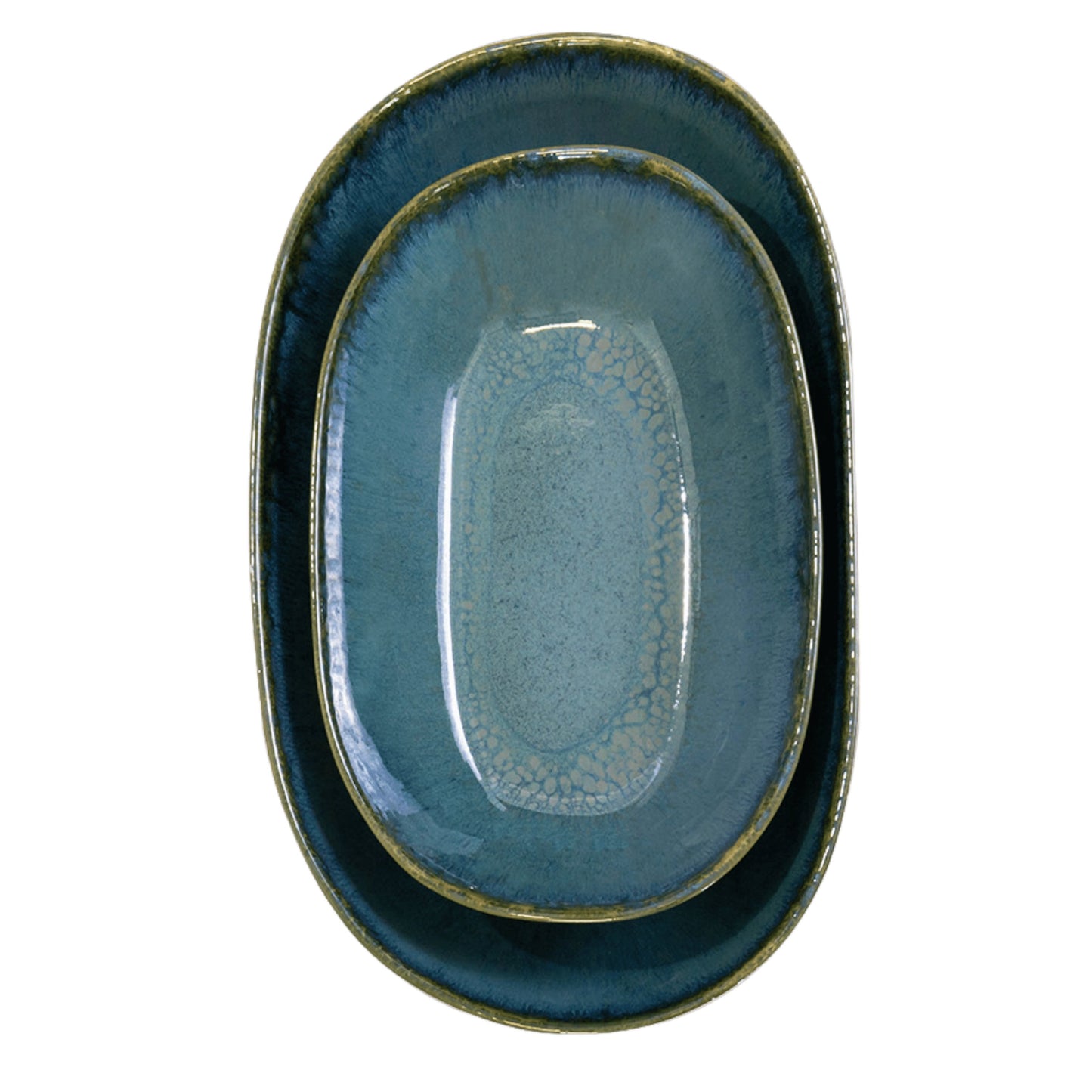 Amazonia Auflaufform Grün I 2 teiliges Set