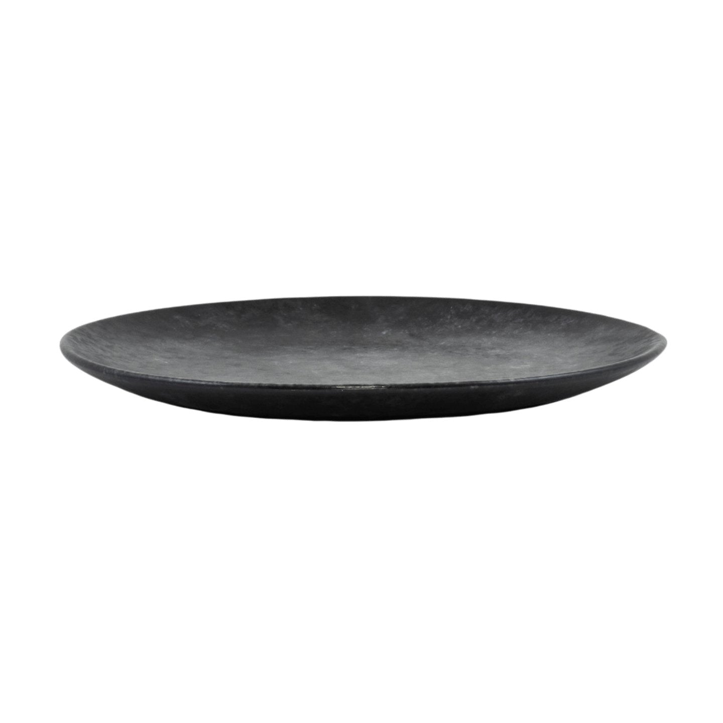 Black Stone Teller klein Schwarz I 4 Stück