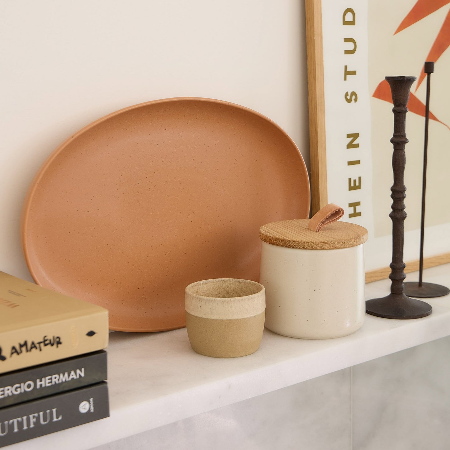 Areia Becher groß Grau