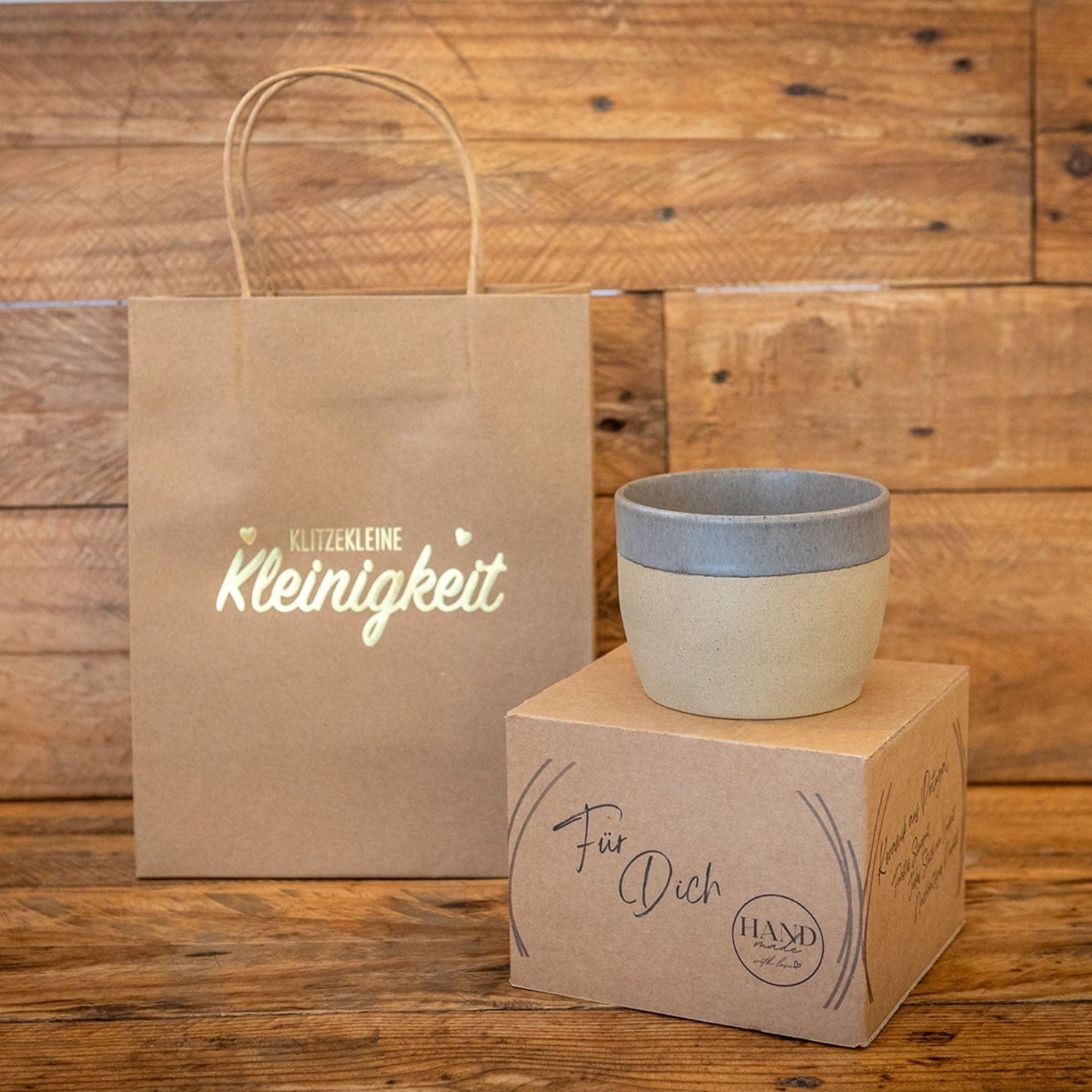 Areia Becher medium Grau