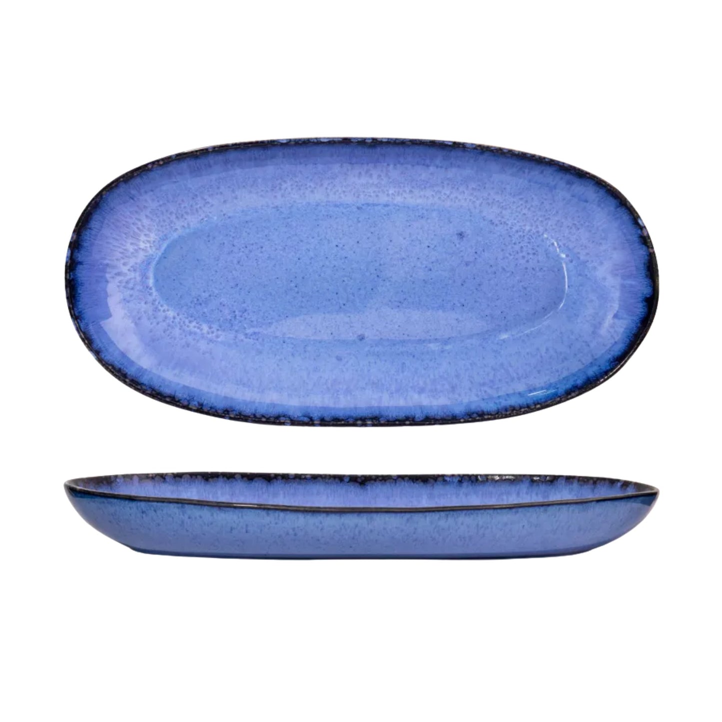 Amazonia Servierplatten Blau I 2 teiliges Set