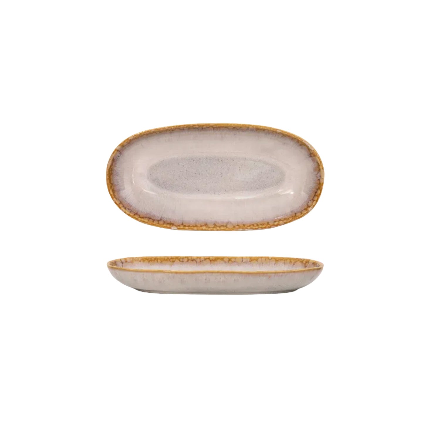 Amazonia Servierplatten Creme I 2 teiliges Set