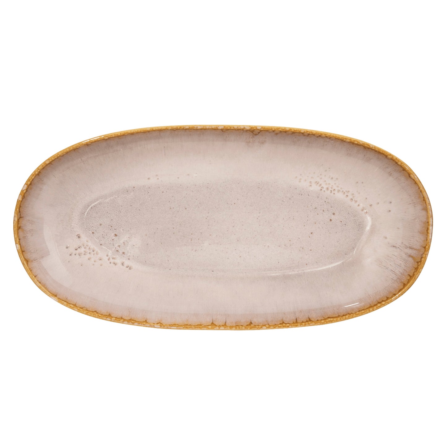 Amazonia Servierplatten Creme I 2 teiliges Set