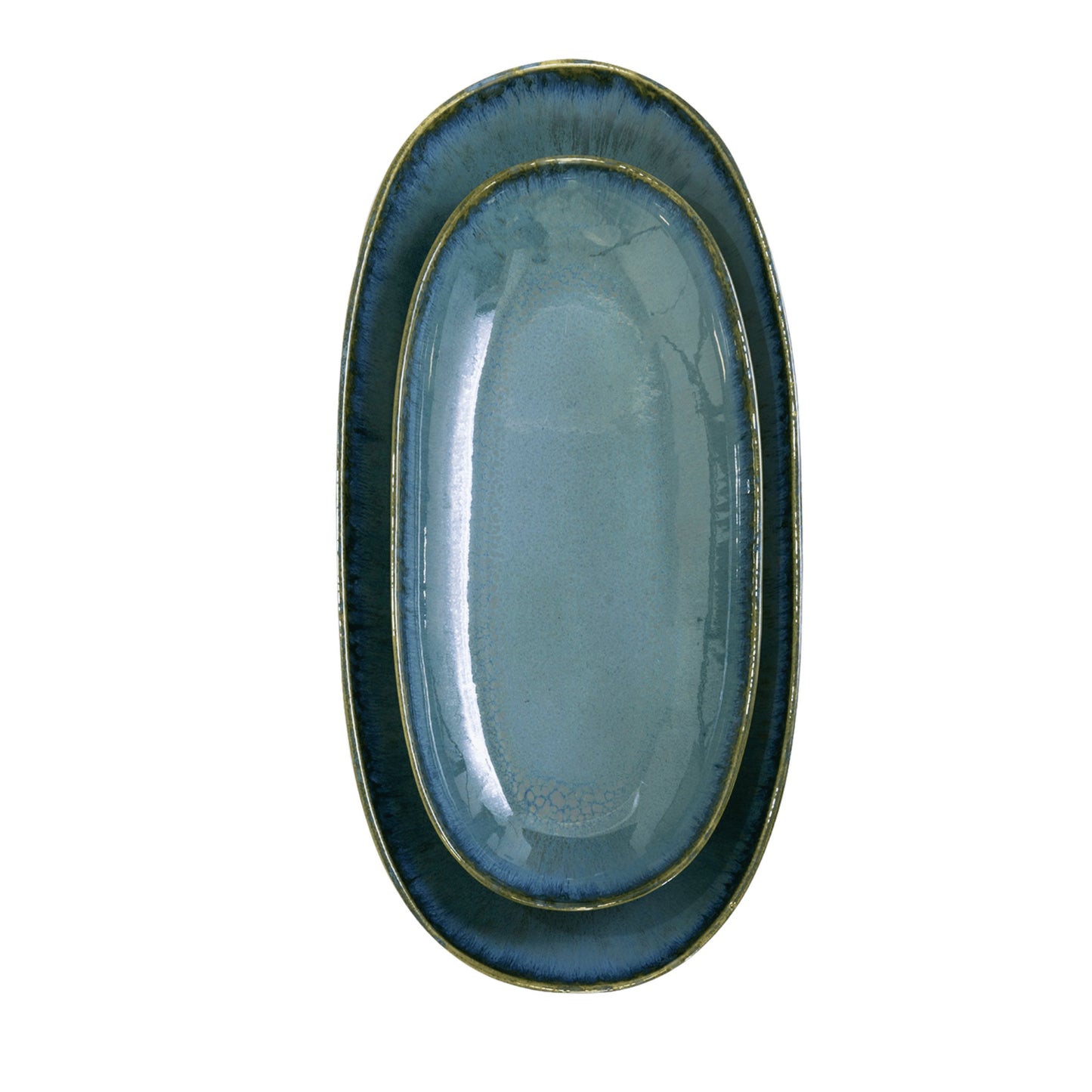 Amazonia Servierplatten Grün I 2 teiliges Set