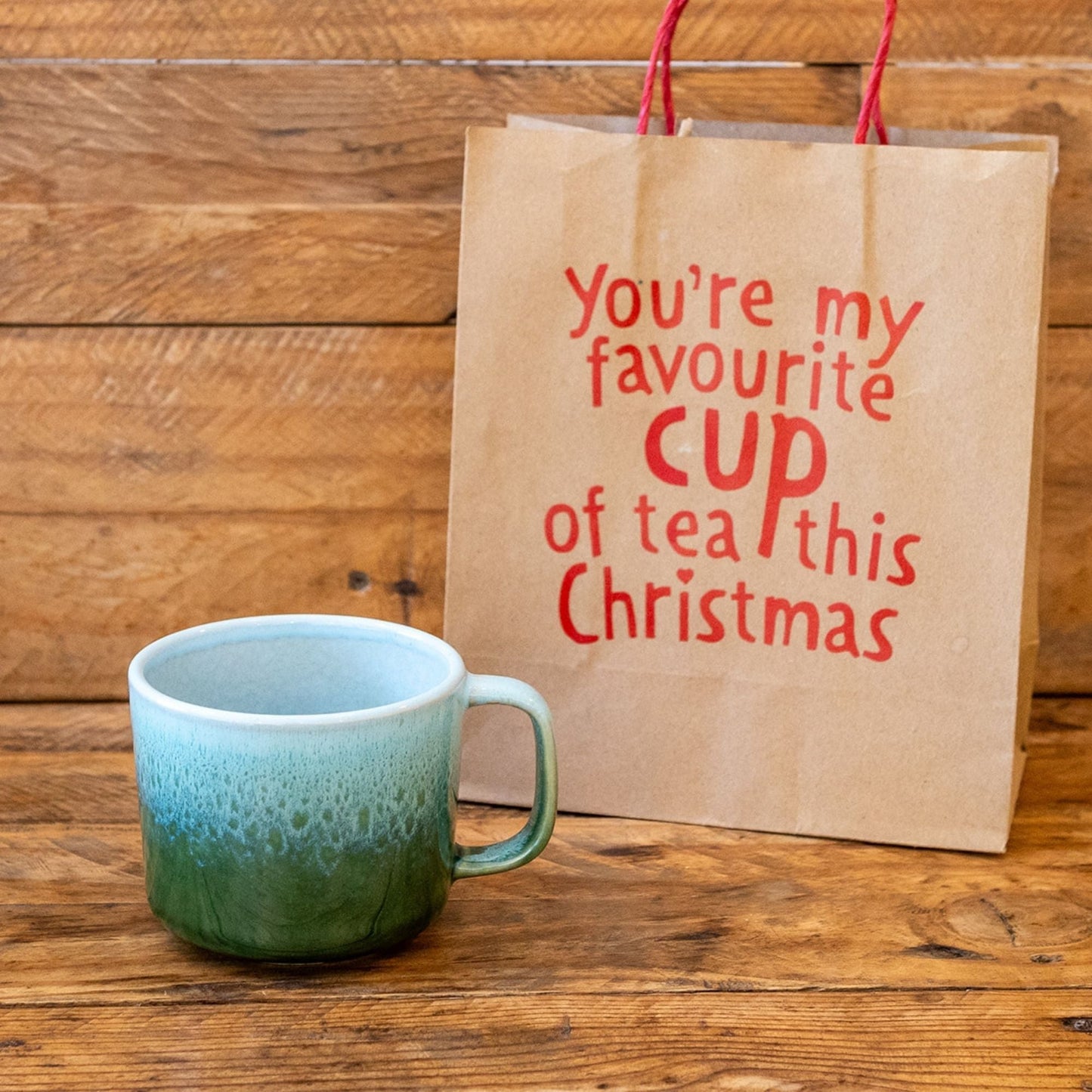 Comporta Keramik Tasse medium Türkis