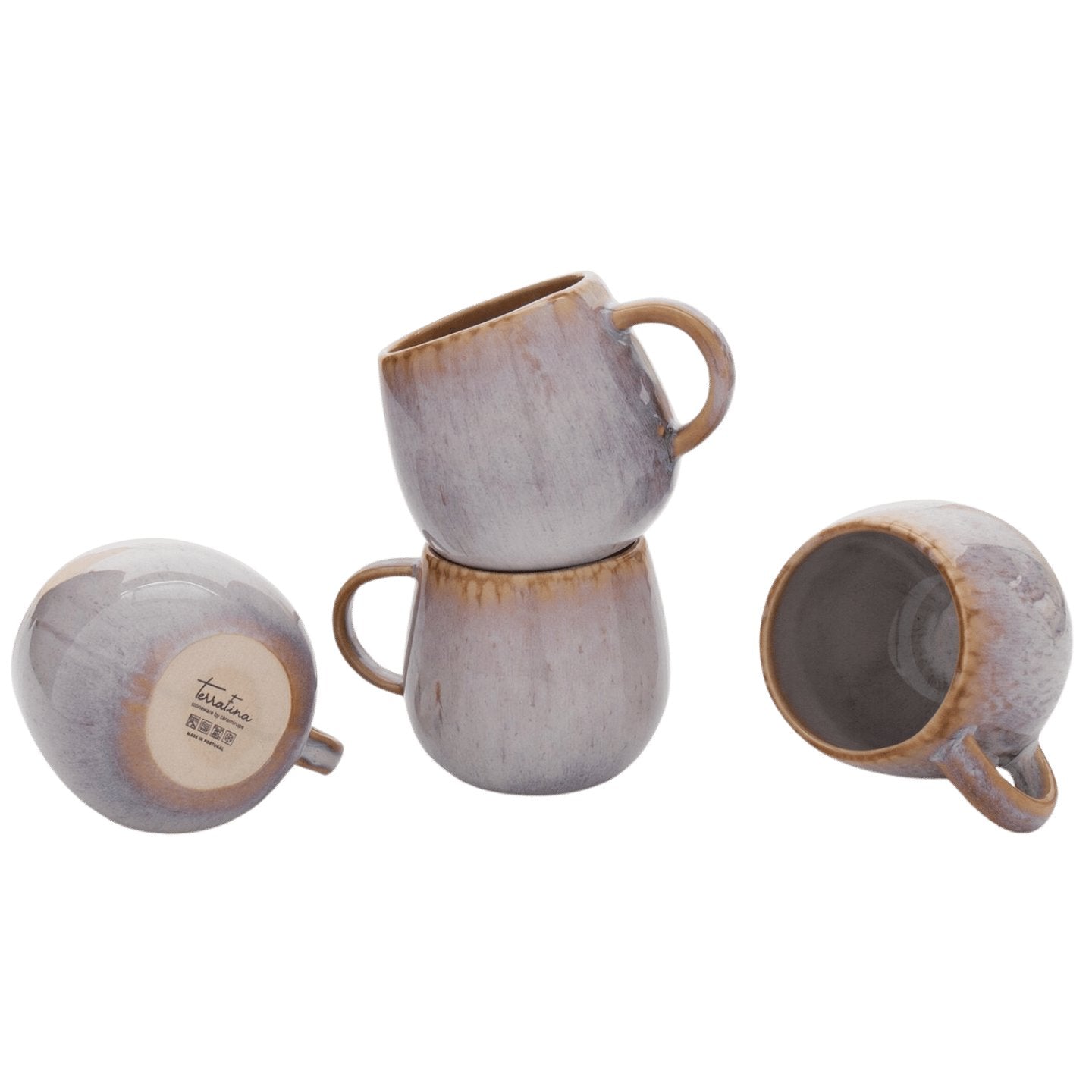 Amazonia Keramik Tasse groß Creme