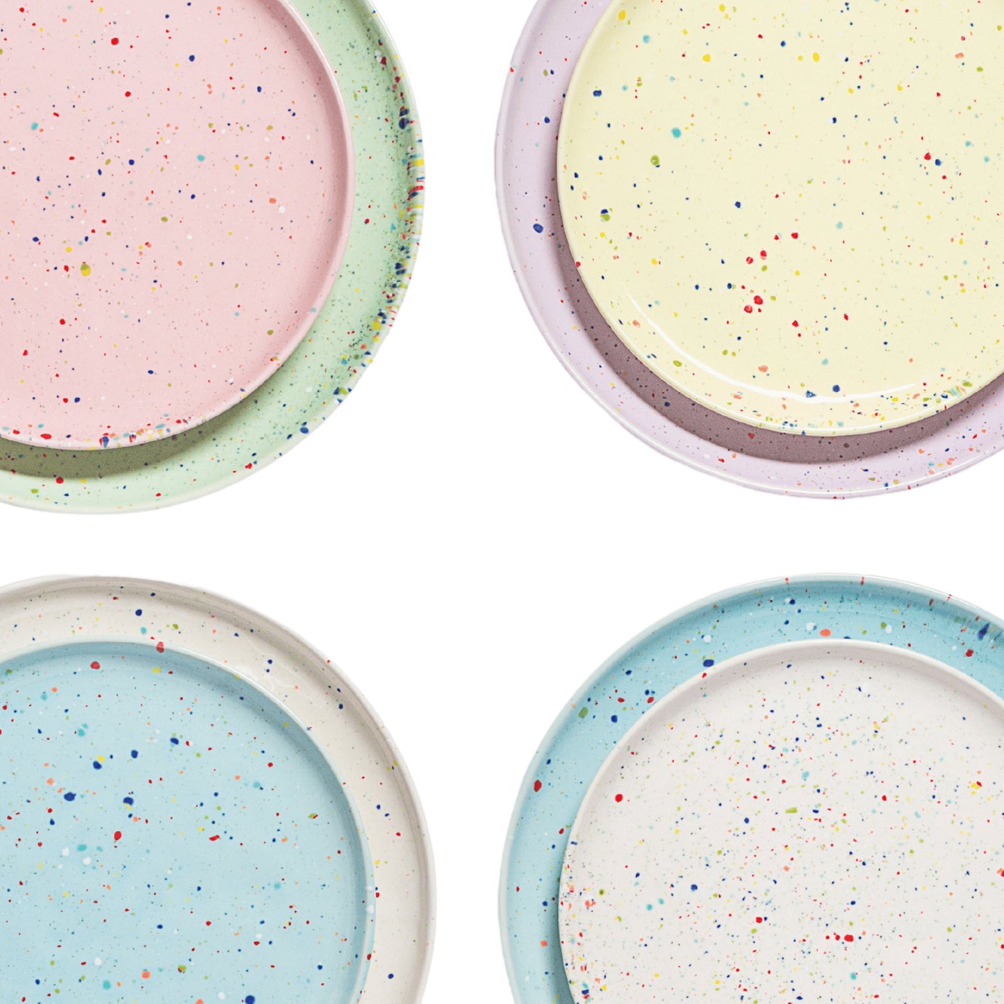 Primavera Teller groß Weiß