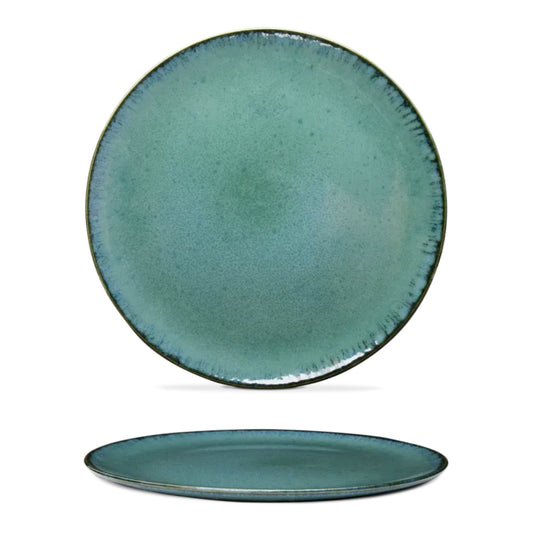 Amazonia Teller groß Grün I 4 Stück