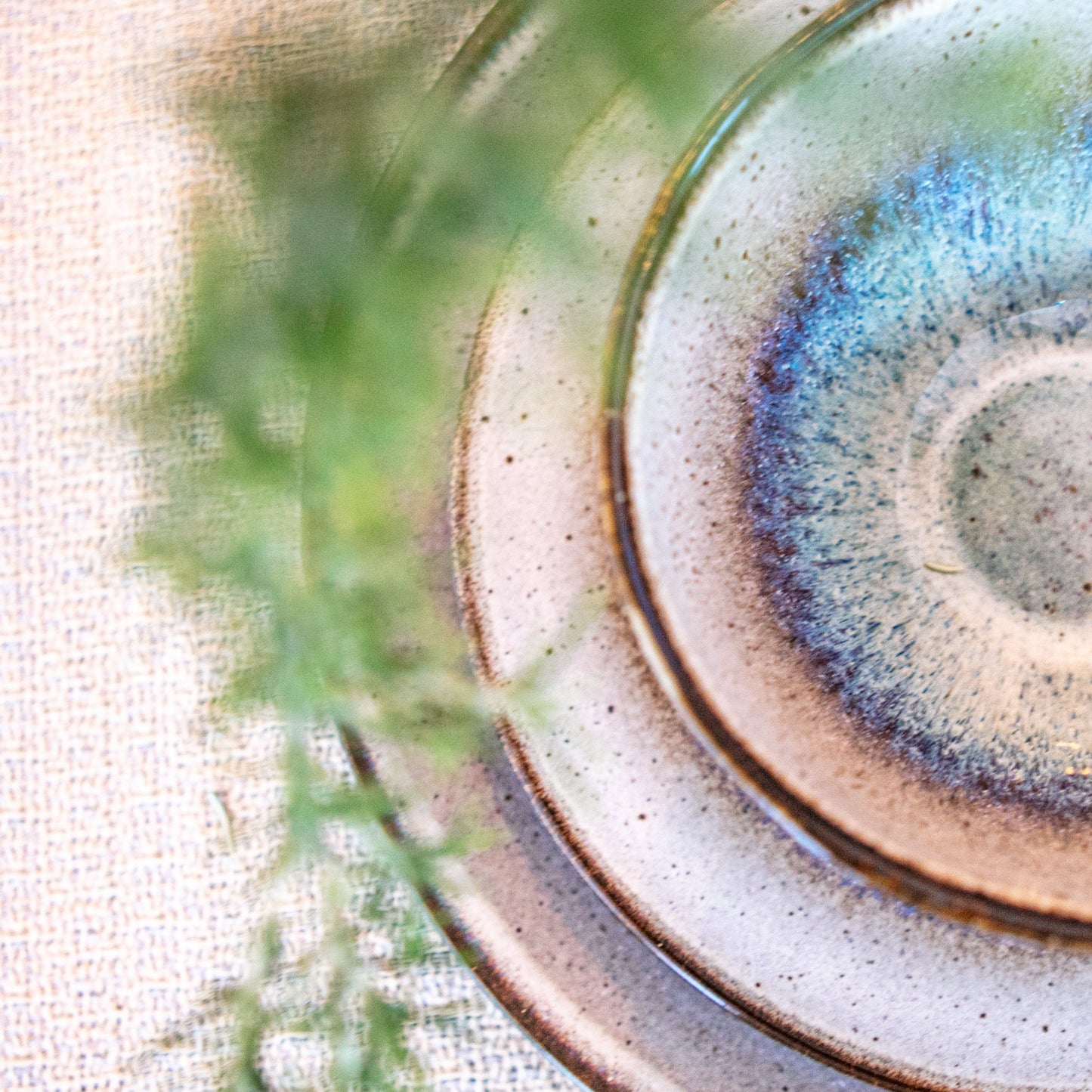 weihnachten keramik teller