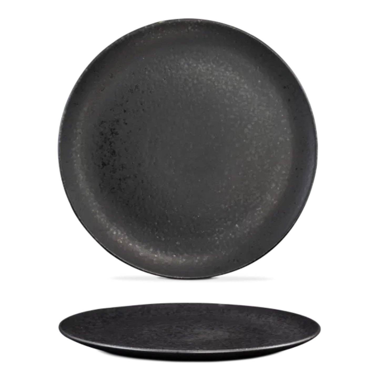 Black Stone Teller groß Schwarz I 4 Stück