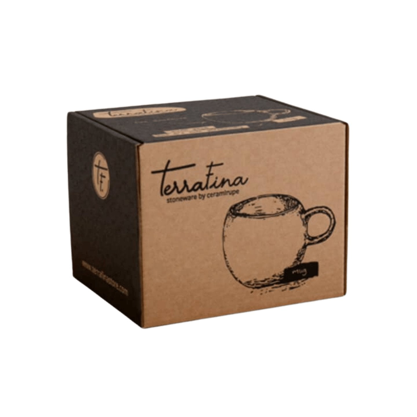Amazonia Keramik Tasse groß Blau
