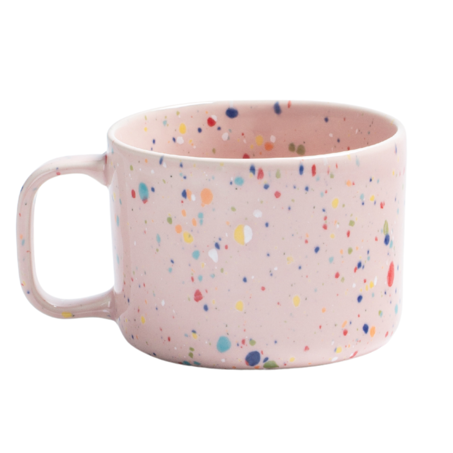 Keramik Becher mit Henkel New Party rosa – 450 ml | Egg Back Home
