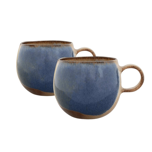 Coral Keramik Tasse groß Bunt I 2 Stück