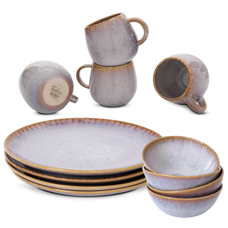 Amazonia Breakfast Set Cream I Set of 12