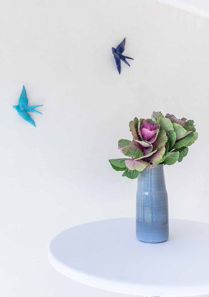Calla Keramik Vase Hellblau