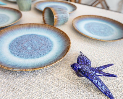 Alegria Teller groß Blau