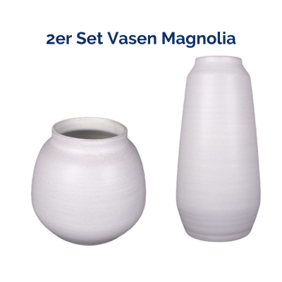 Weisse schlichte Vase