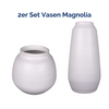Weisse schlichte Vase