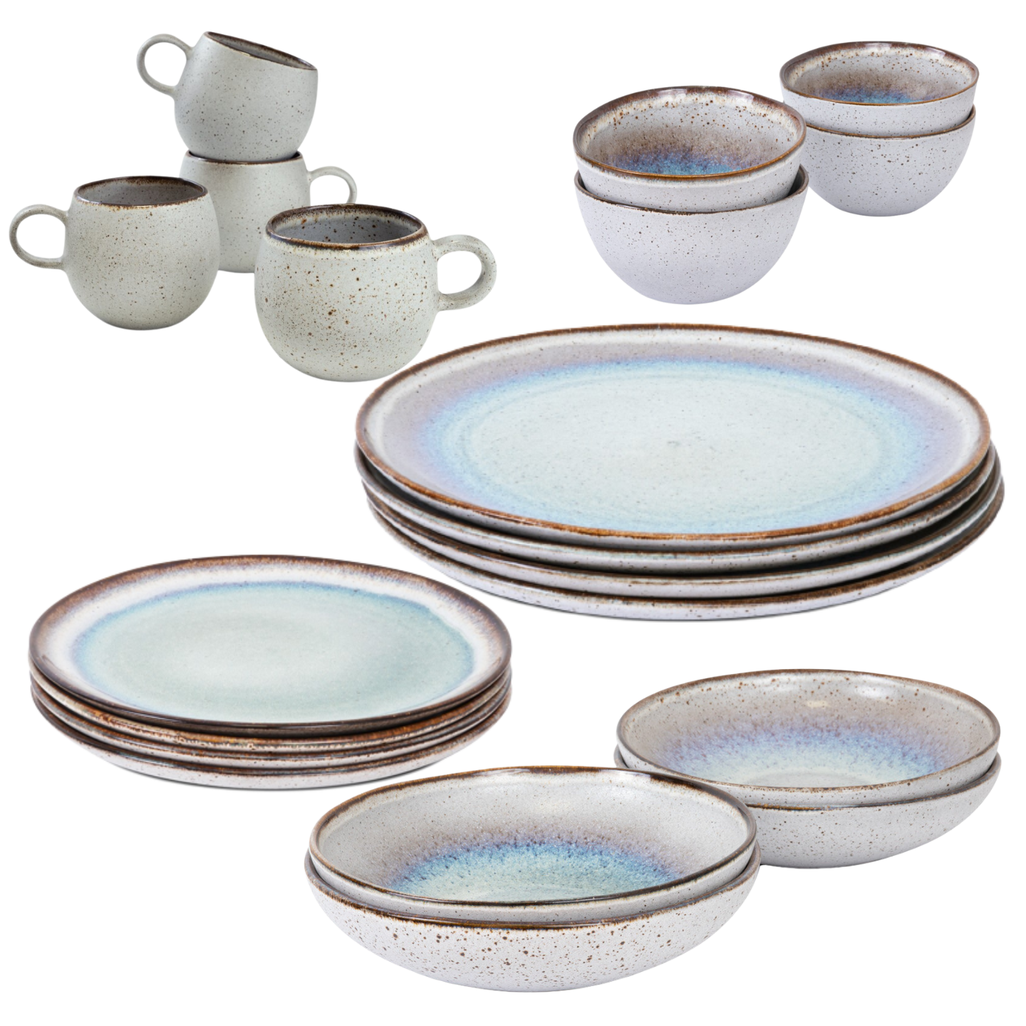 Sail Teller & Schalen & Tassen Set I 20 teiliges Set