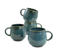 Mugs Cups Keramik Geschirr Green