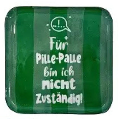 grüner dekoteller für die wand