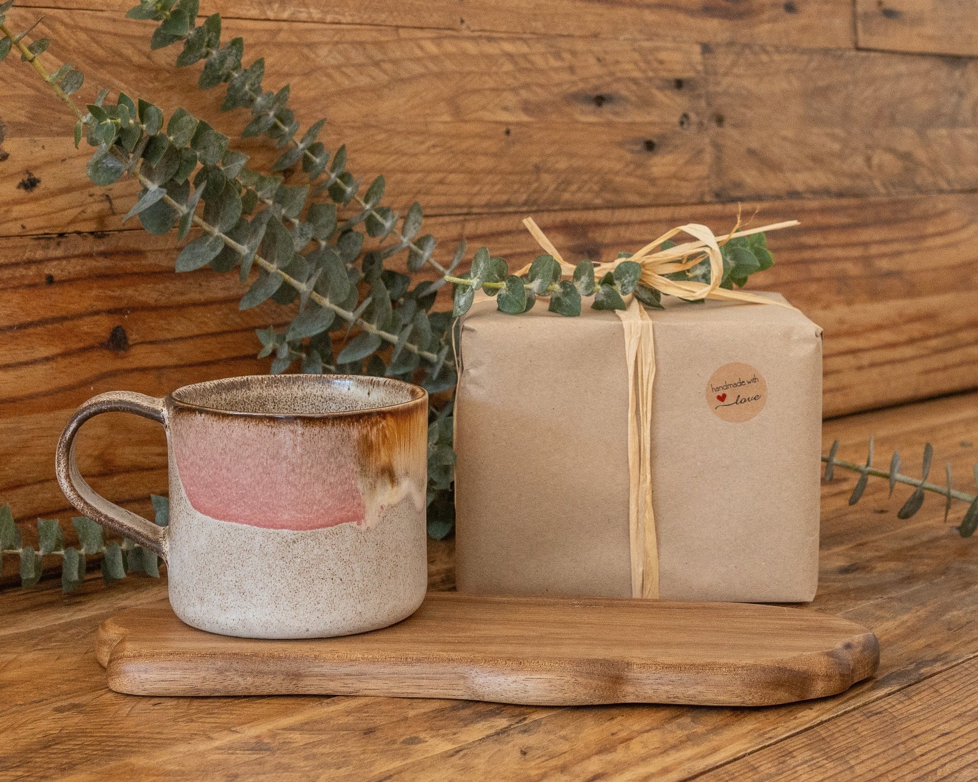Faro Keramik Tasse groß Rose Creme