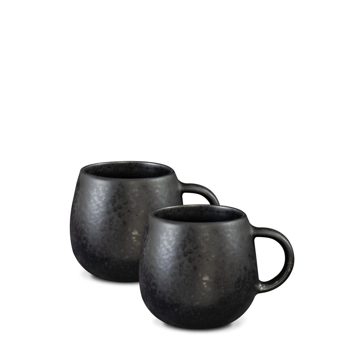 Handgemachtes Schwarzes Keramik Geschirr Set