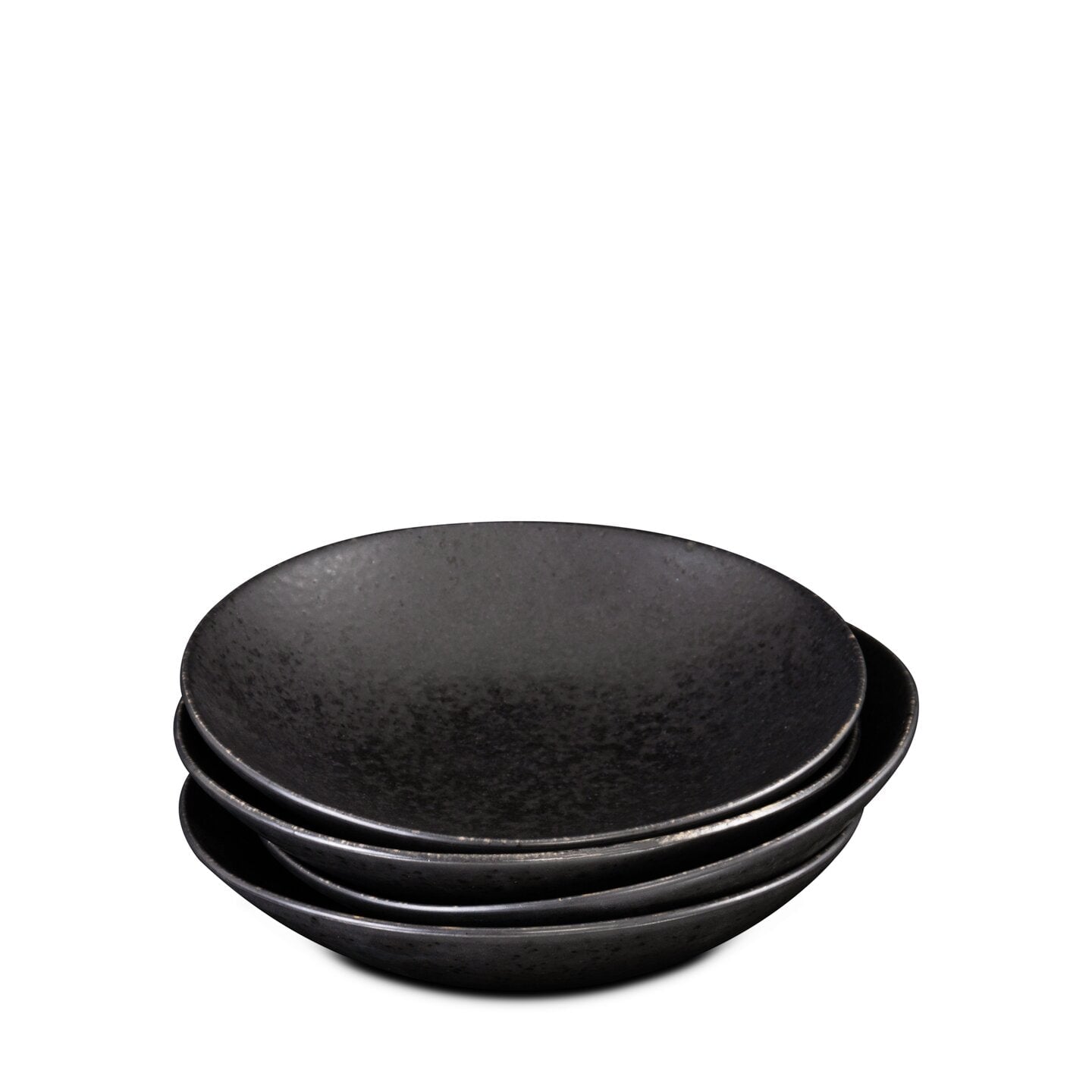 16 teiliges Keramik Set Creme & Schwarz
