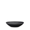 black pottery deep plate