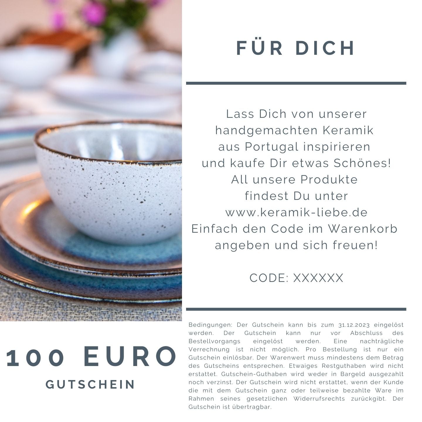 Geschenkgutschein E-Voucher 100 Euro