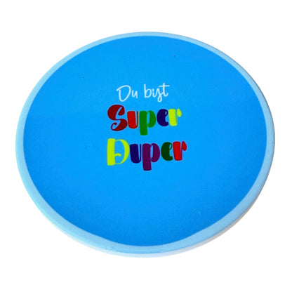 Keramik Untersetzer Blau - Super