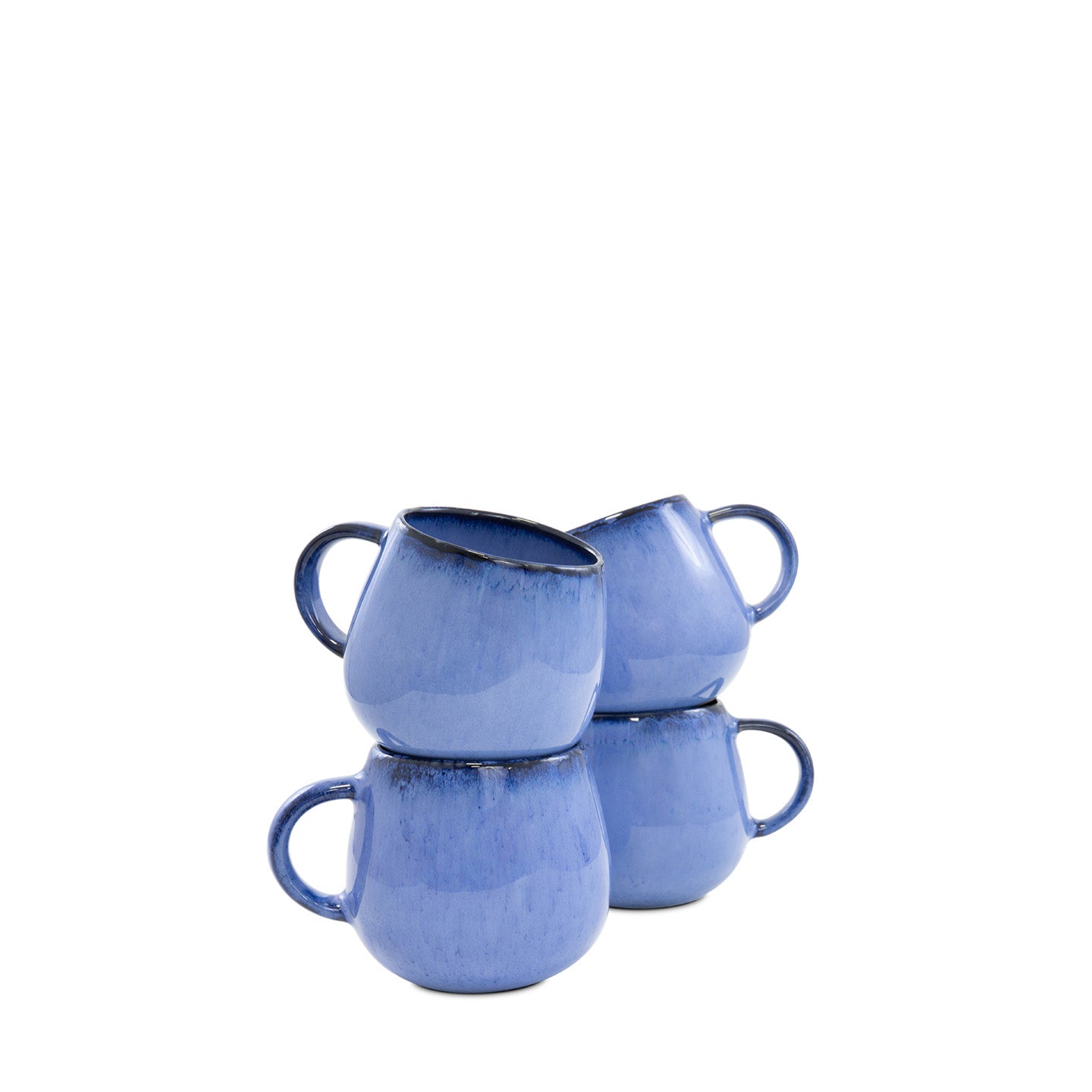 Blaue Keramik Tassen Keramik Liebe