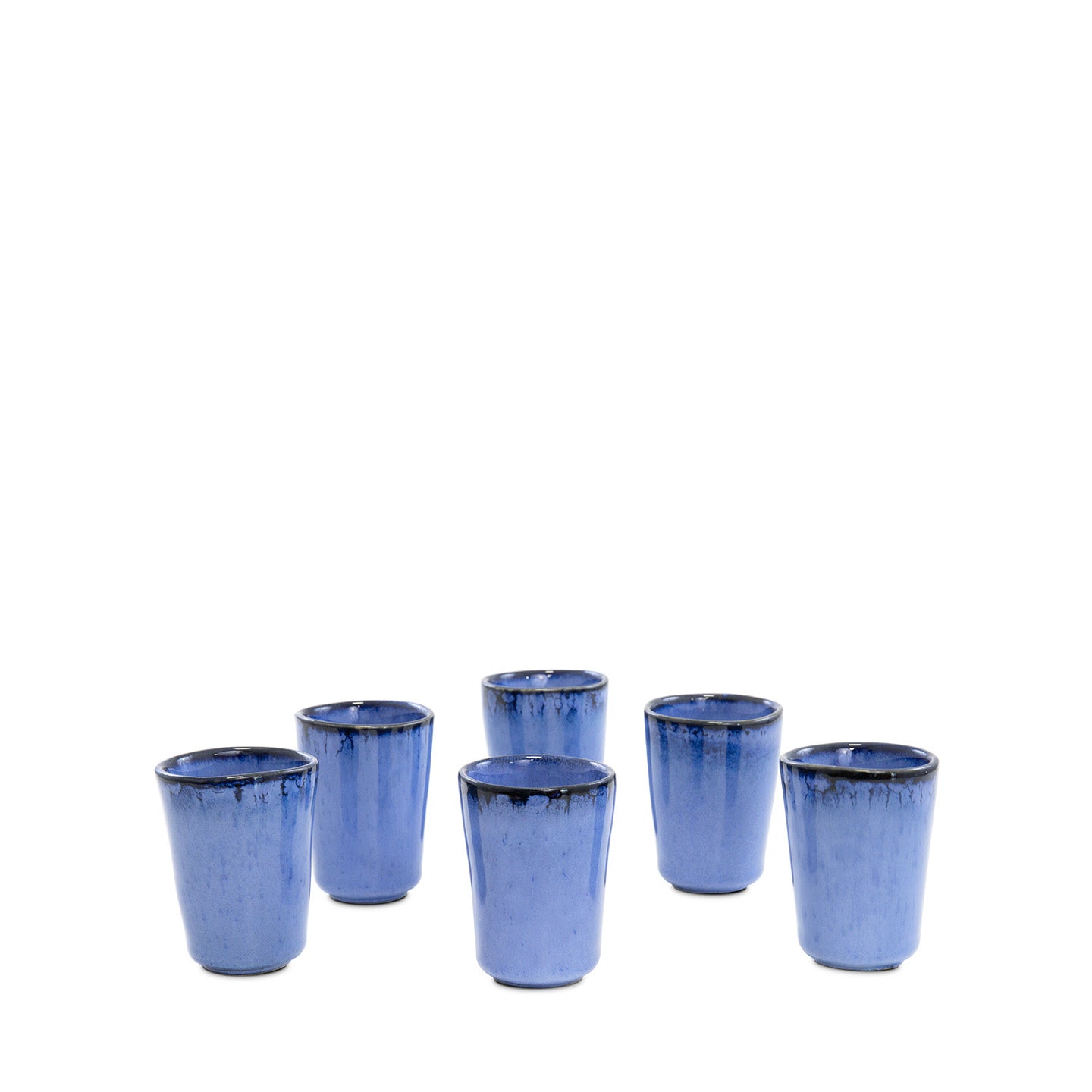 Blaue 6er Set Espressotasse 