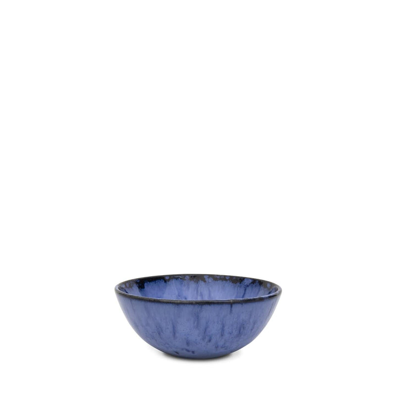 Handmade cereal bowl in blue