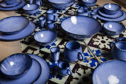 Amazonia Keramik Tasse groß Blau