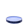 4er Set kleiner Teller in blau Keramik