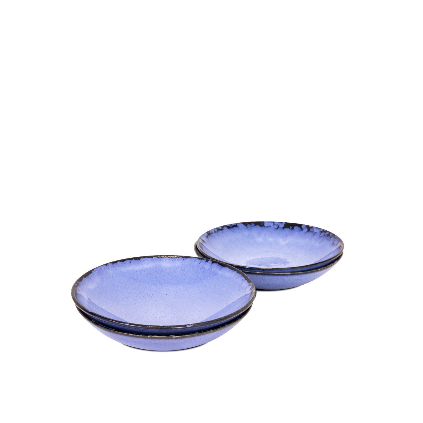 Geschirr Set Keramik Blau