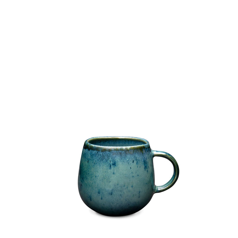 Kaffee Tasse Keramik Geschirr Grün, groß