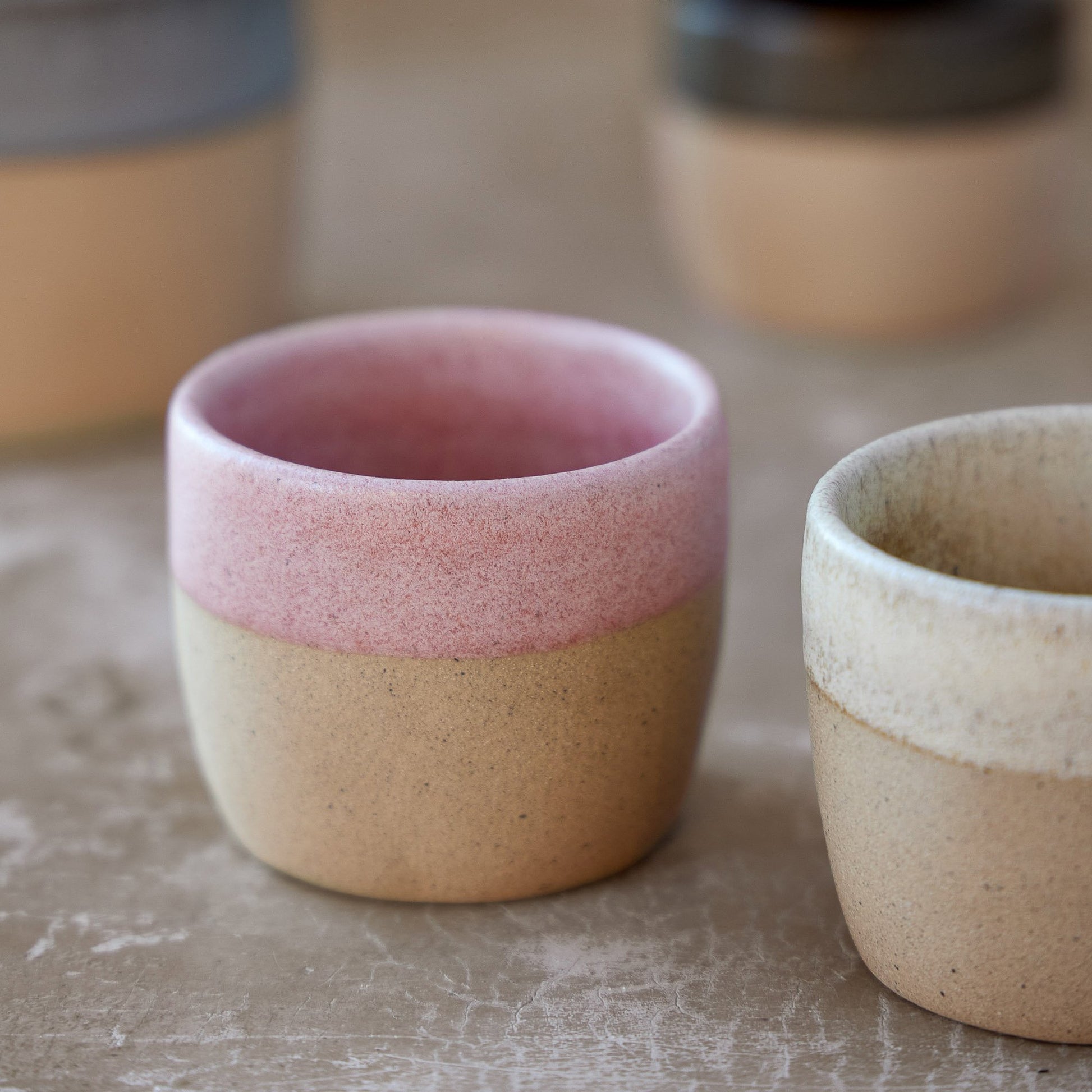 Areia Becher groß Rosa