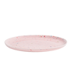 handmade dinner plate pink