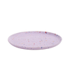 lilac salad plate handmade