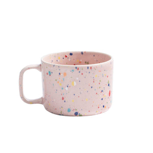Primavera Keramik Becher mit Henkel Rosa
