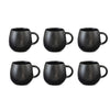 black ceramic mugs