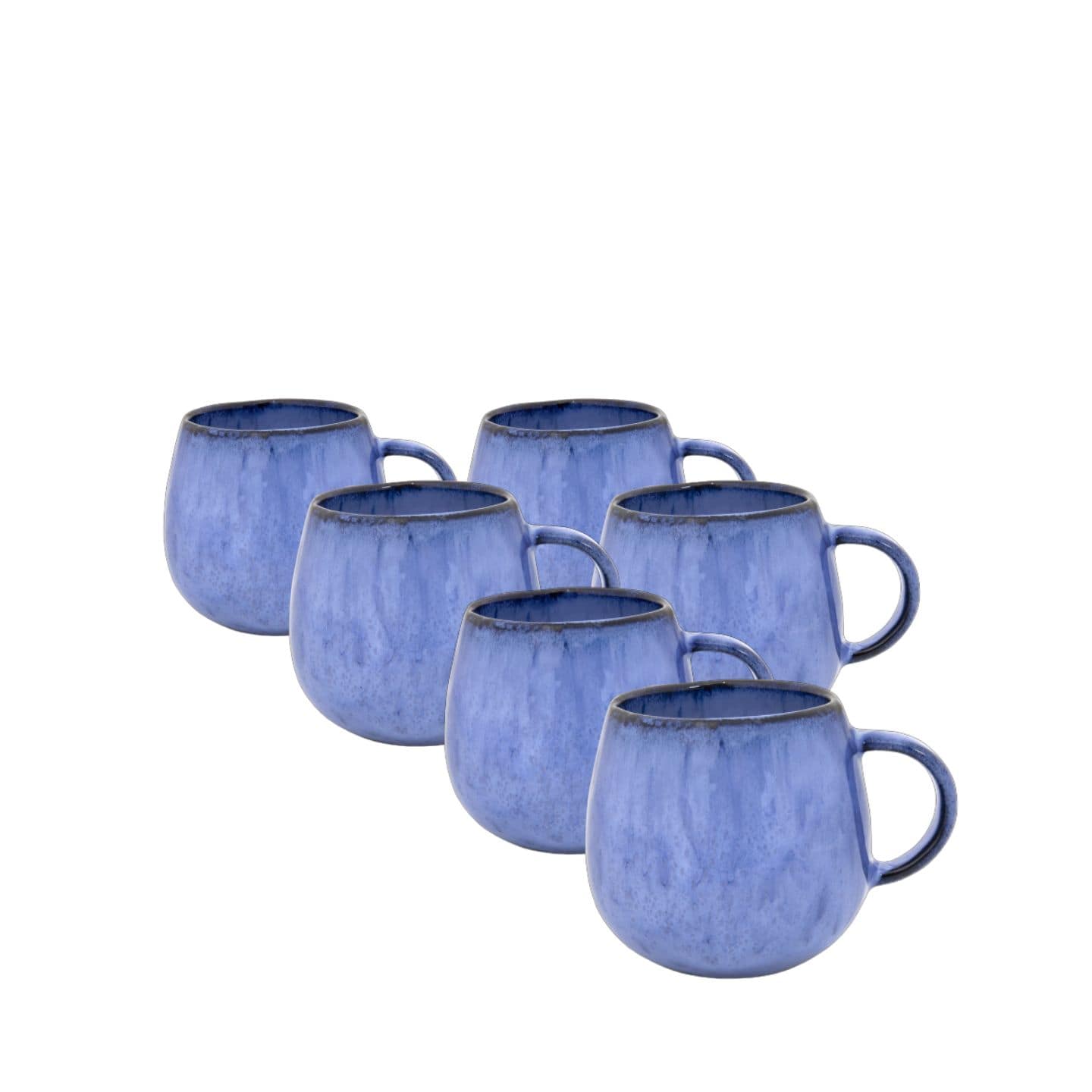 Keramik Tassen handgemacht blau
